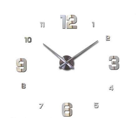 Artistic Wall Clock – Modern Living Room Décor Timepiece