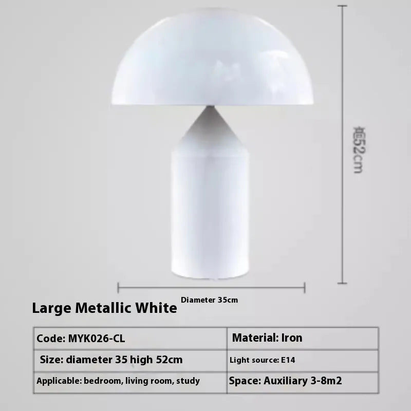 Post-Modern Mushroom Desk Lamp – Unique LED Table Light for Bedroom & Office Decor