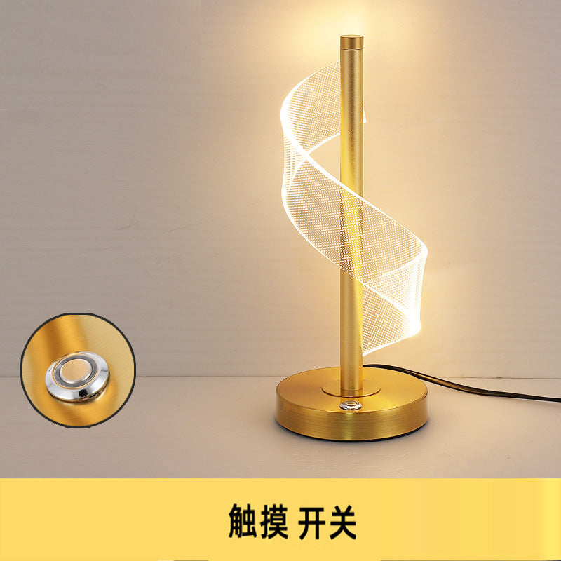 Modern Minimalist Acrylic LED Table Lamp – Elegant Desk Light for Home & Office