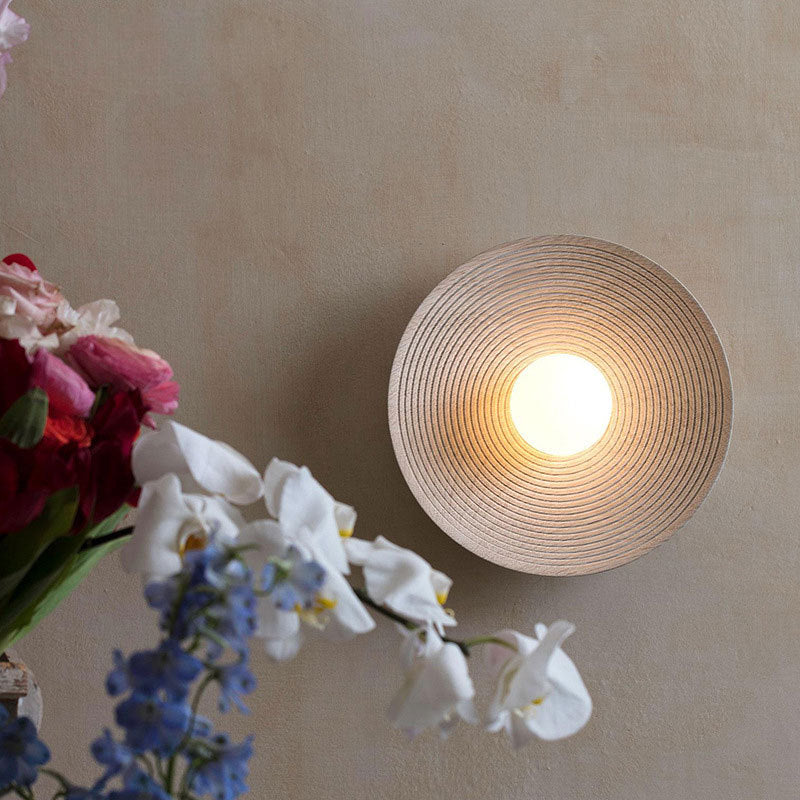 Vintage Japanese LED Wall Lamp – Retro Asian-Style Sconce for Bedroom & Living Room