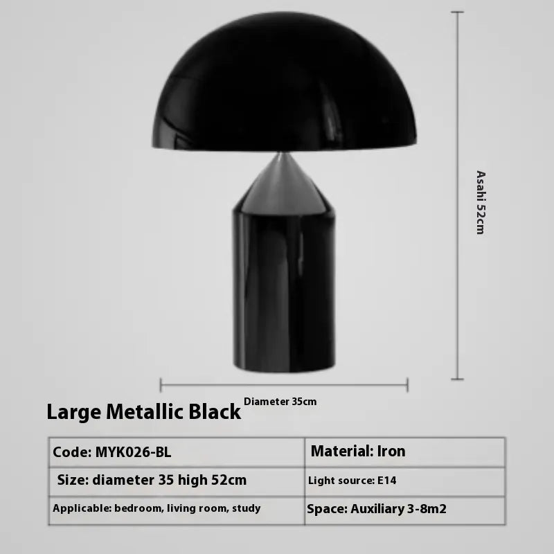 Post-Modern Mushroom Desk Lamp – Unique LED Table Light for Bedroom & Office Decor