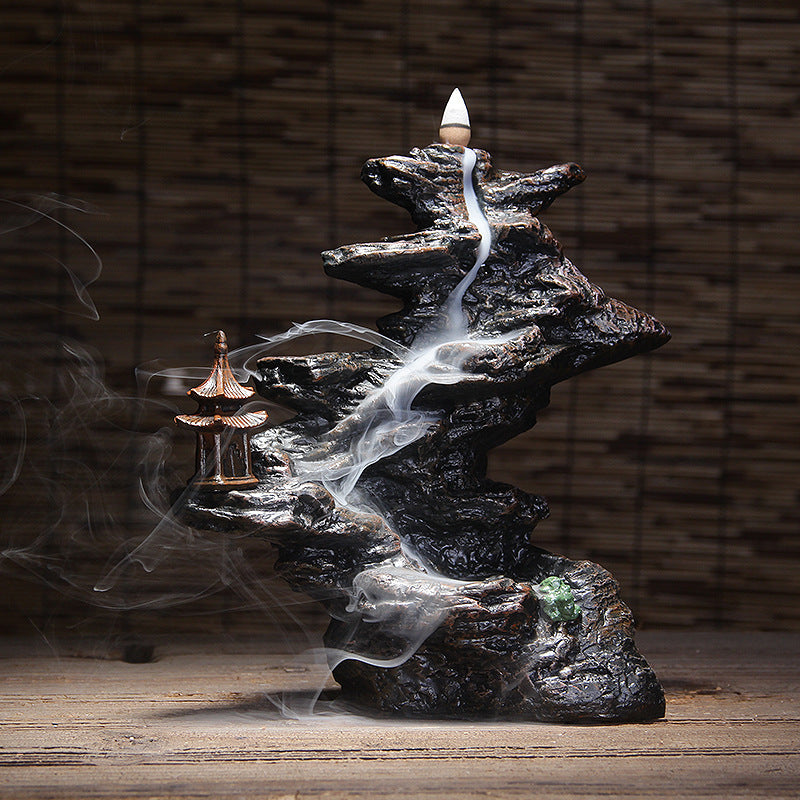 Mountain Stream Incense Burner – Creative Zen Home Decor