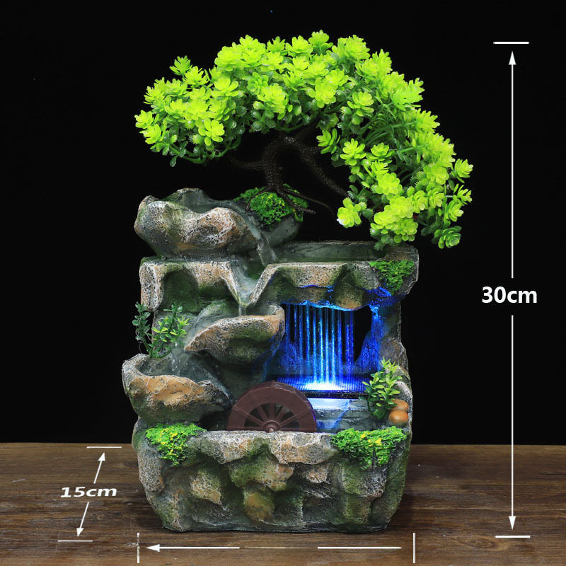 Cross-Border E-Commerce Miniature Fountain Decor